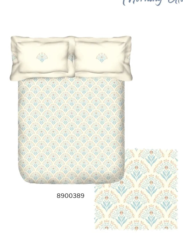 Portico New York Morning Glory Double King Fitted Bedsheet SS2025
