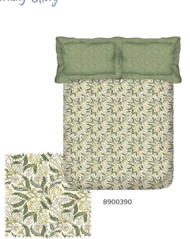 Portico New York Morning Glory Double King Fitted Bedsheet SS2025