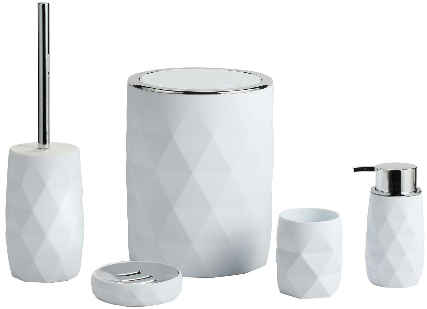 Oasis bath set | KL509136 White Silver