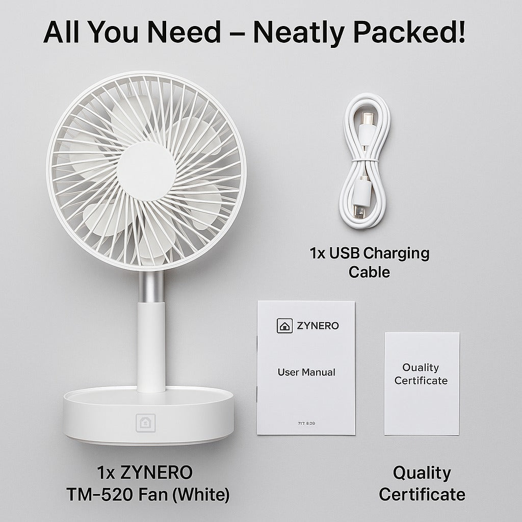 All Day Wireless™ Rechargeable Folding Fan