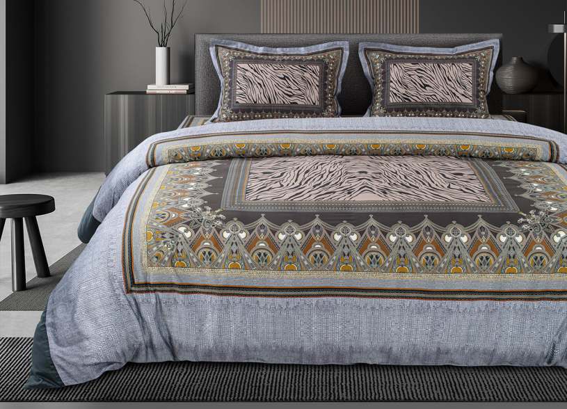 Spread Spain SGBK311- 550 TC 100 % COTTON PRINTS BEDDING COLLECTION | Cotton Double Bedsheet - grahsajja