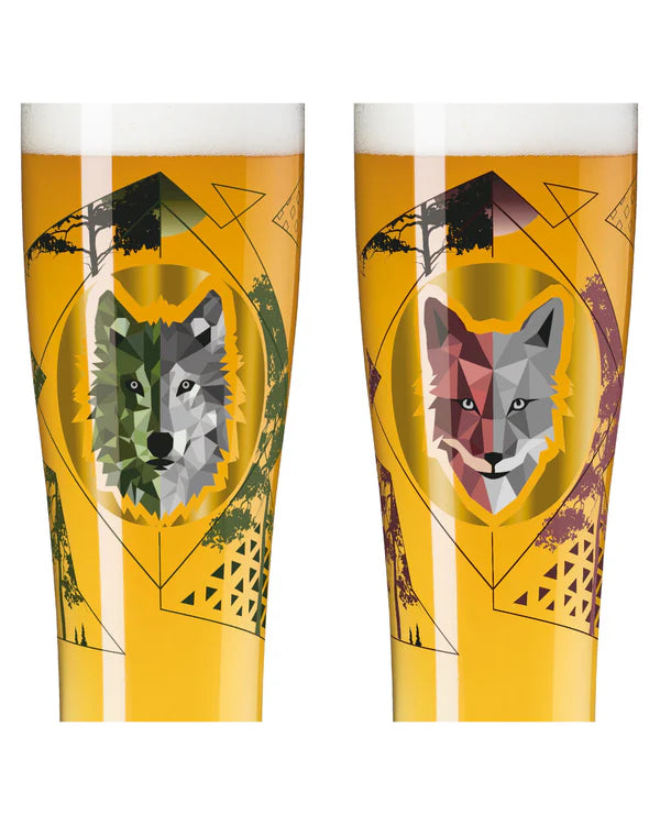 Brauchzeit Wheat Beer Glass #2 Set of 2