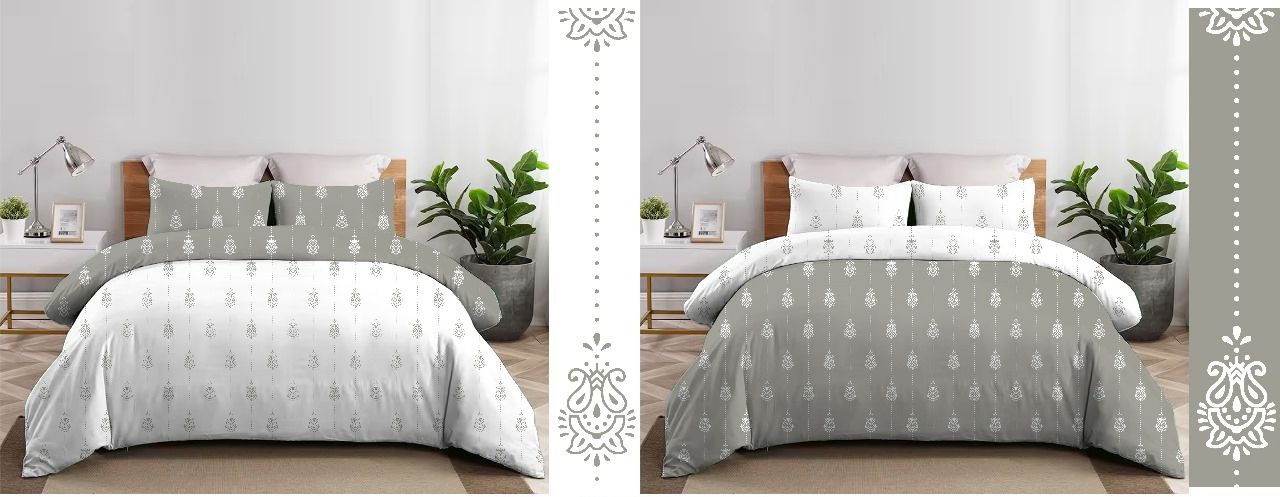 Winter Quilt/Comforter Reversible 350GSM Printed - grahsajja