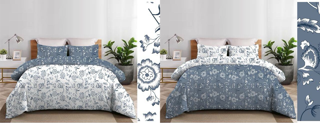 Winter Quilt/Comforter Reversible 350GSM Printed - grahsajja