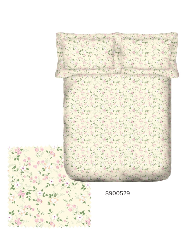Portico New York Whispering Tales Multicolour Cotton Super King Bedsheet Set - 274x274cm - 3Pcs