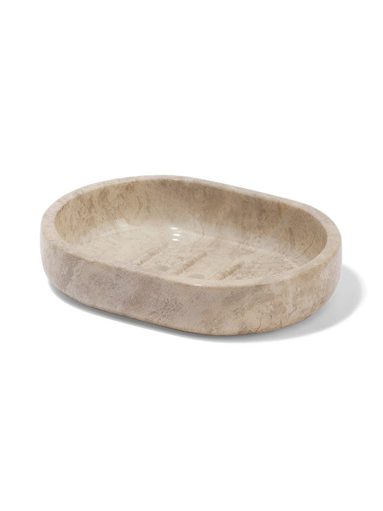 Brown & Silver Toned 4 Pieces Abstract Bath Accessories Set - grahsajja