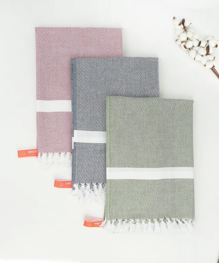 Doctor Towel Cambric Solid Cotton Bath Towel 75 cm X 150 cm - grahsajja