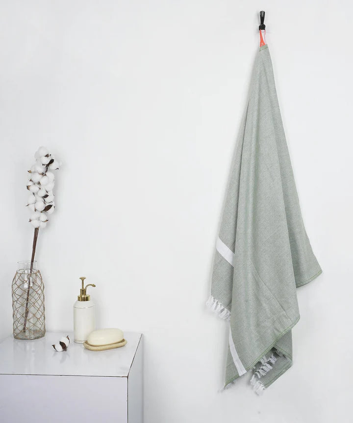 Doctor Towel Cambric Solid Cotton Bath Towel 75 cm X 150 cm - grahsajja