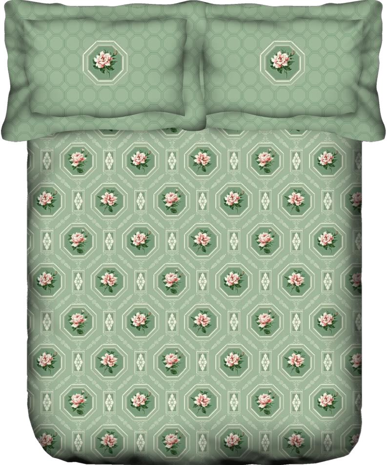 Portico New York Magnum Collection King size Bedsheet with 2pc Pillow Cover - grahsajja