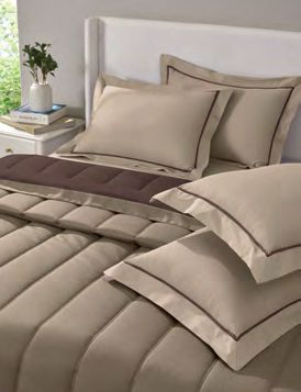 FURROW-sand-Pine Cone- DOUBLE COMFORTER 300 GSM