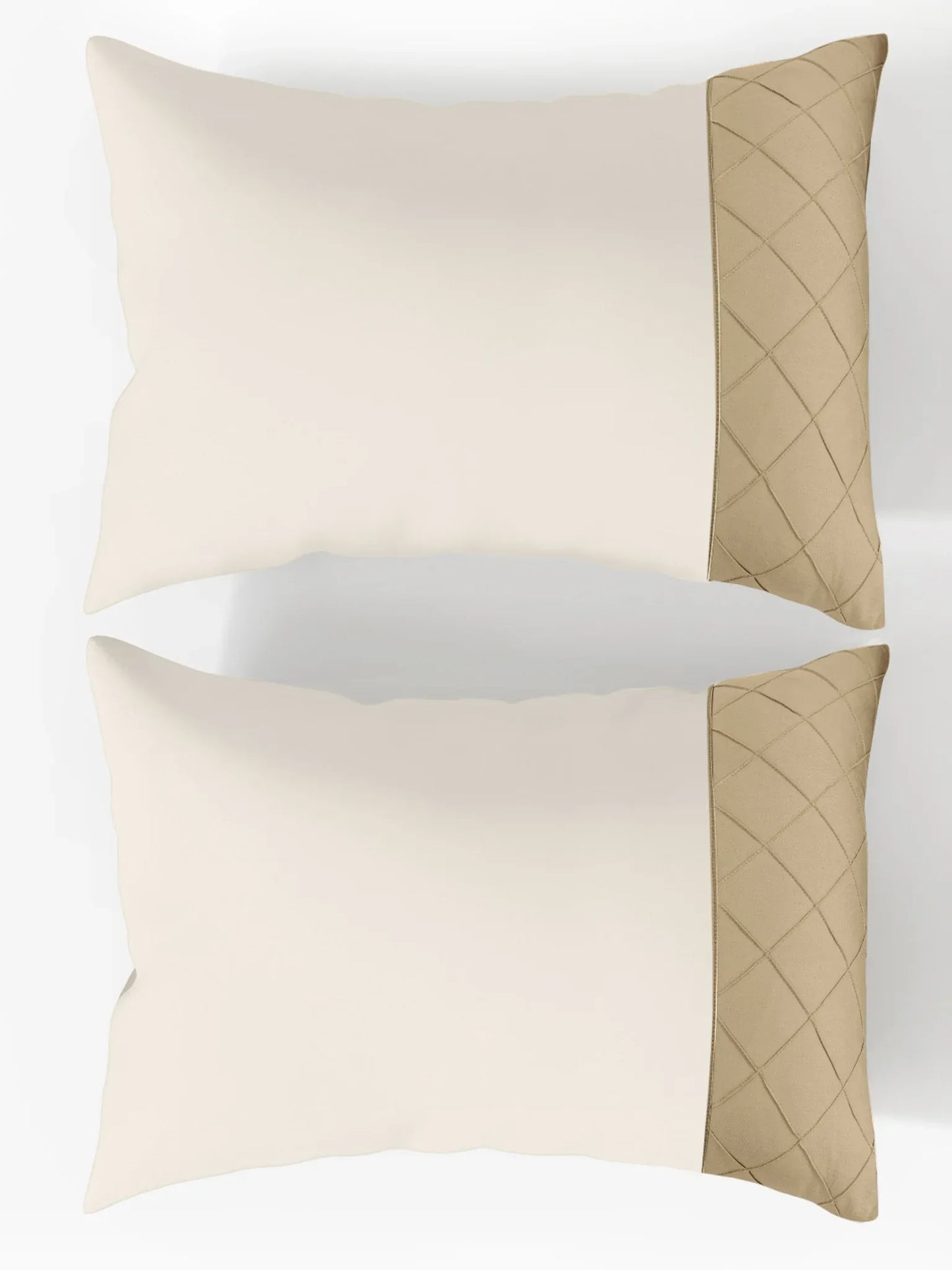 TRELLIS-SNOW WHITE- FRENCH OAK KING BED SHEET SET | 1 KING BEDSHEET, 2Pcs PILLOW COVERS