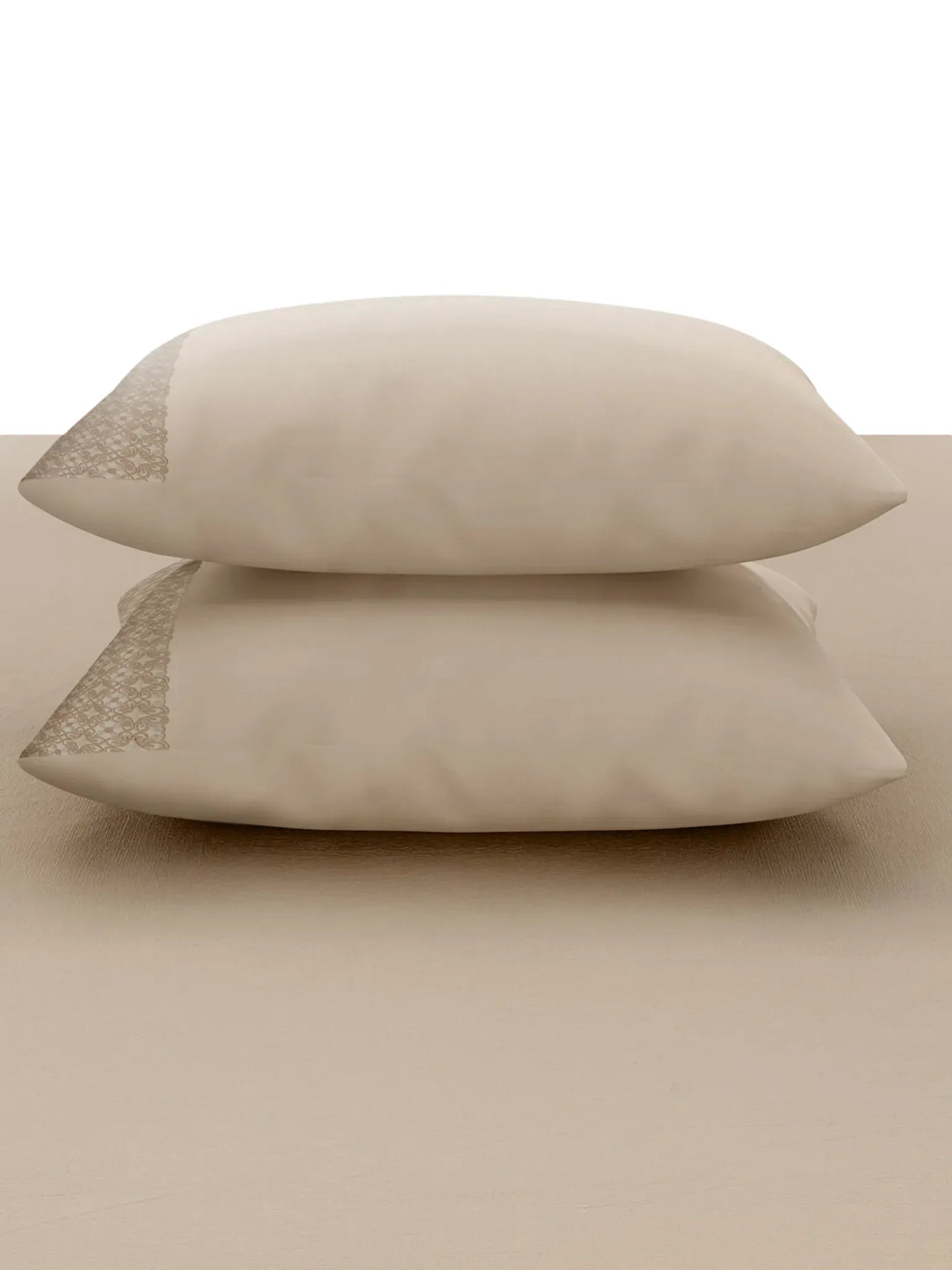 CLASSIQUE-LINEN KING BED SHEET SET | 1 KING BEDSHEET, 2Pcs PILLOW COVERS