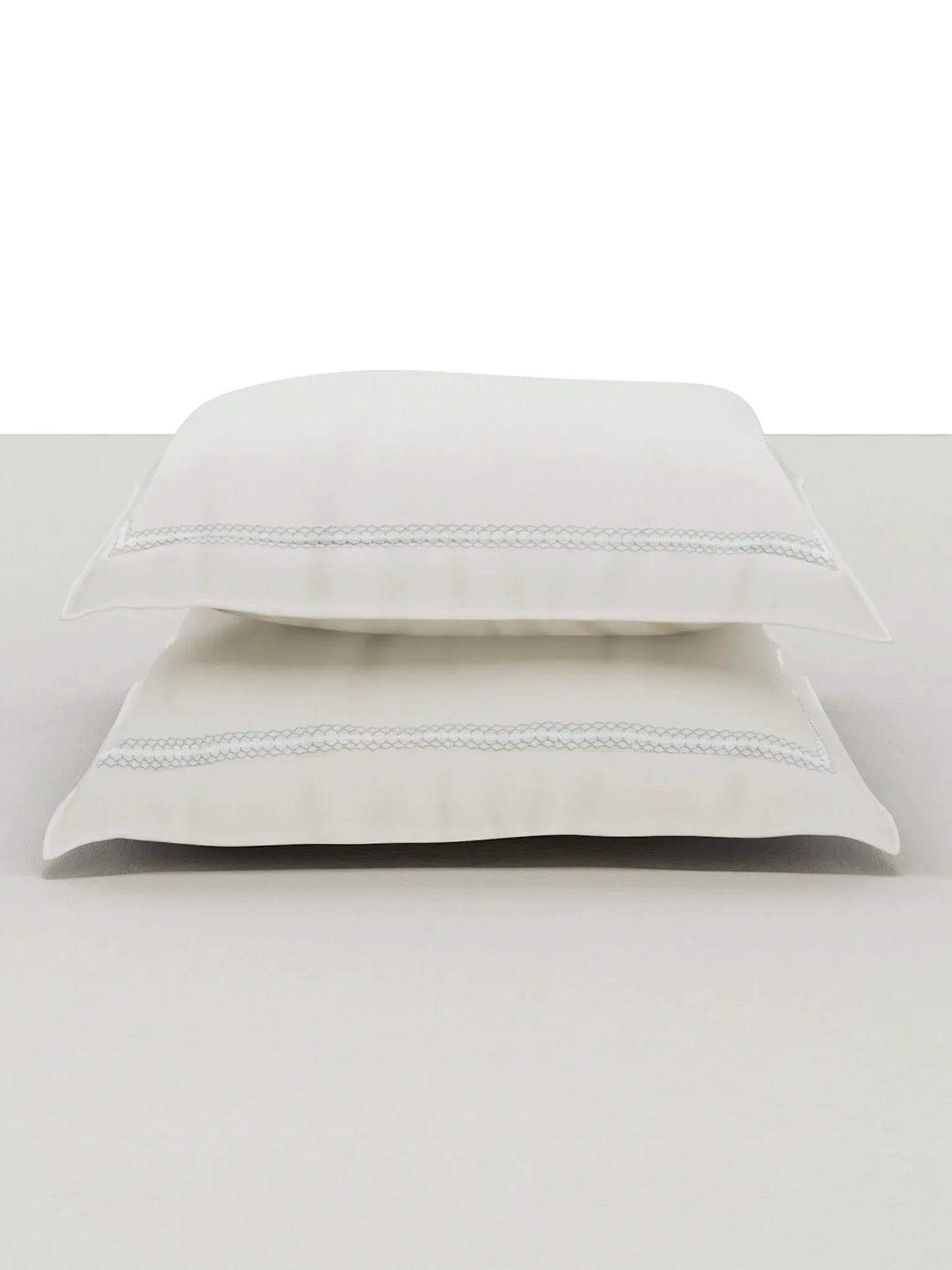 STELLAR-BRIGHT WHITE KING BED SHEET SET | 1 KING BEDSHEET, 2Pcs PILLOW COVERS