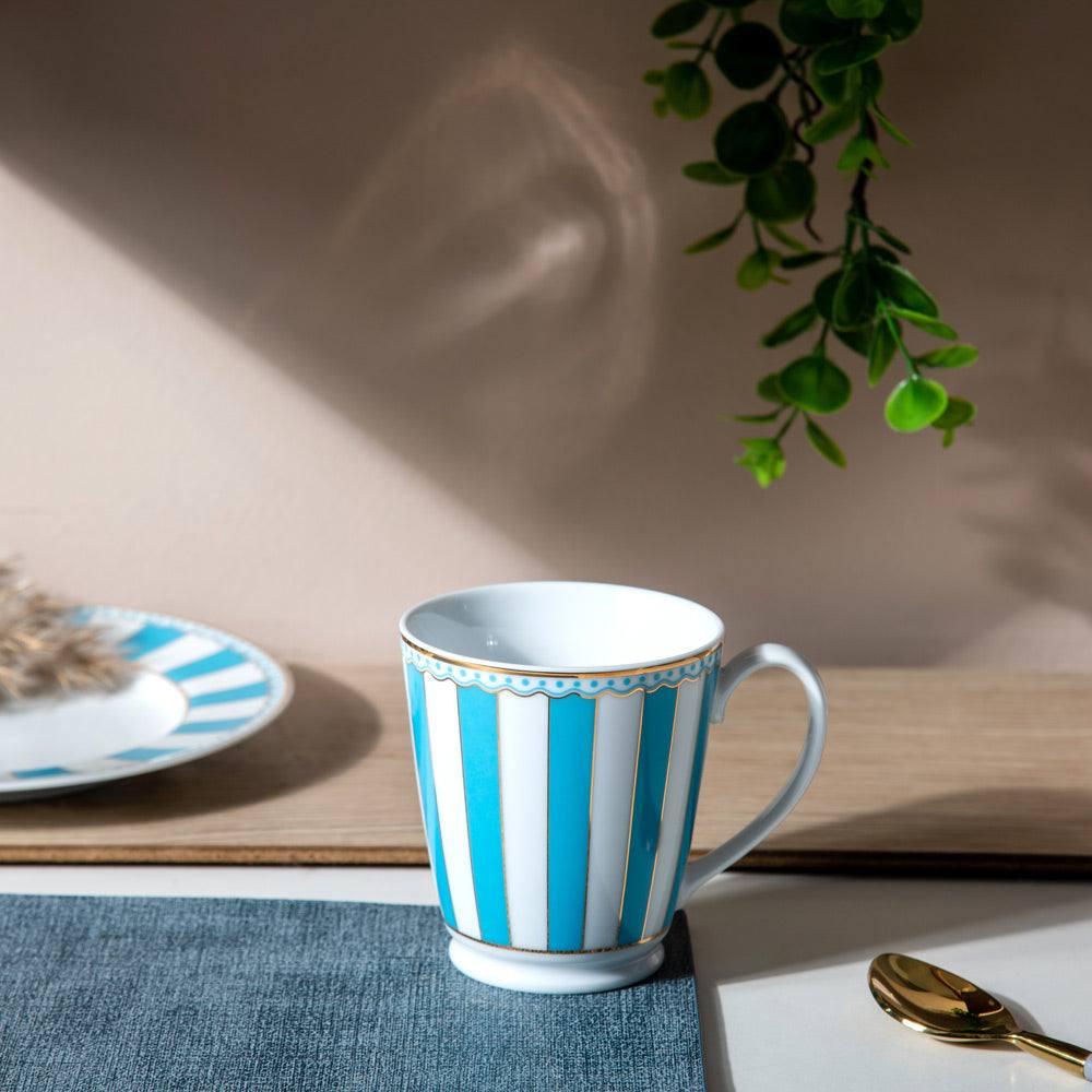 Noritake Carnivale Coffee Mug- Light Blue