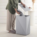 Elegant Fluted Laundry Hamper - grahsajja