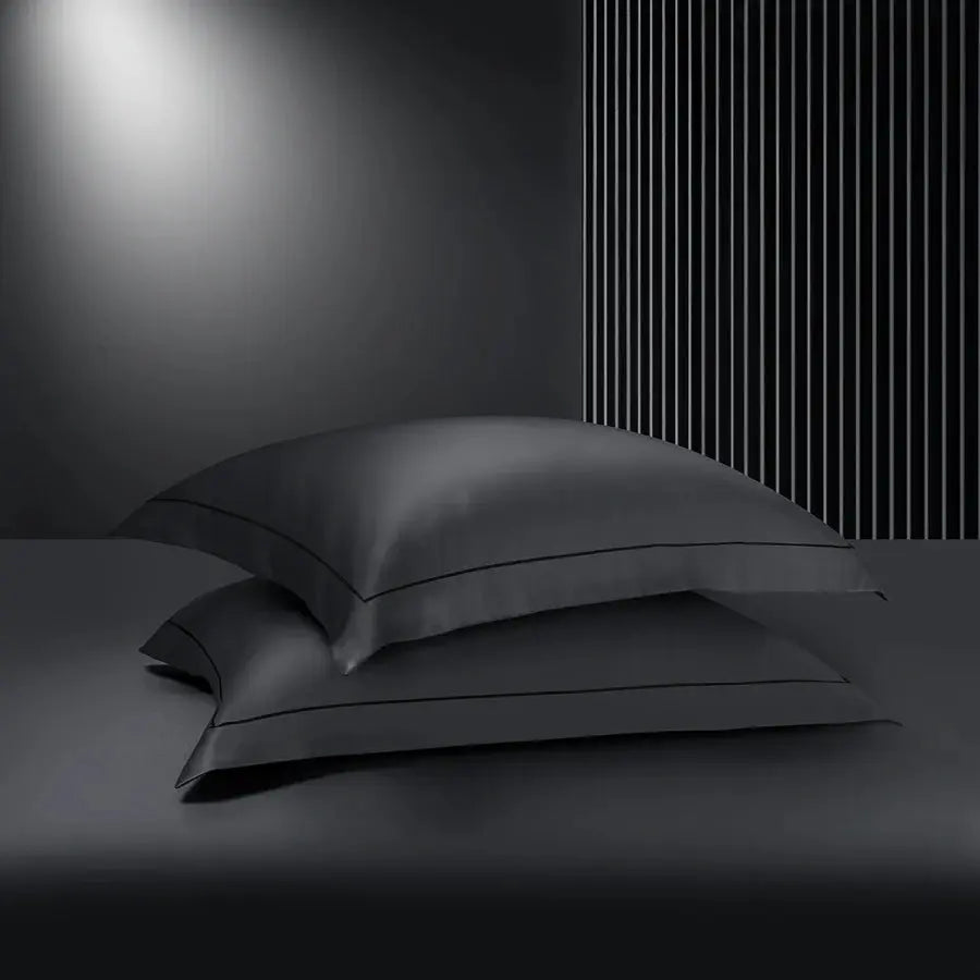 Spread Home 1200 TC Egyptian Cotton Bedding Collection Dark Grey SPREAD HOME PROD PVT LTD.