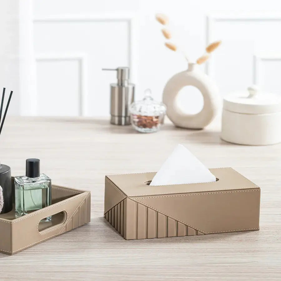 Fluted Tissue Box Rectangle - grahsajja