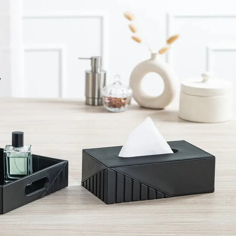 Fluted Tissue Box Rectangle - grahsajja