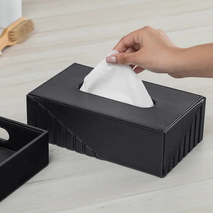 Fluted Tissue Box Rectangle - grahsajja