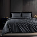Spread Home 1200 TC Egyptian Cotton Bedding Collection Dark Grey SPREAD HOME PROD PVT LTD.