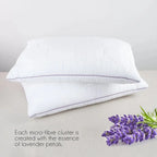 Spread Spain Lavender With Suede Fabric And Micro Fibre Inside Pillow | Pillow for The Best Sleep - grahsajja