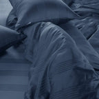 Spread Spain 450 TC Premium Cotton Barcode Bedding A Blue - grahsajja