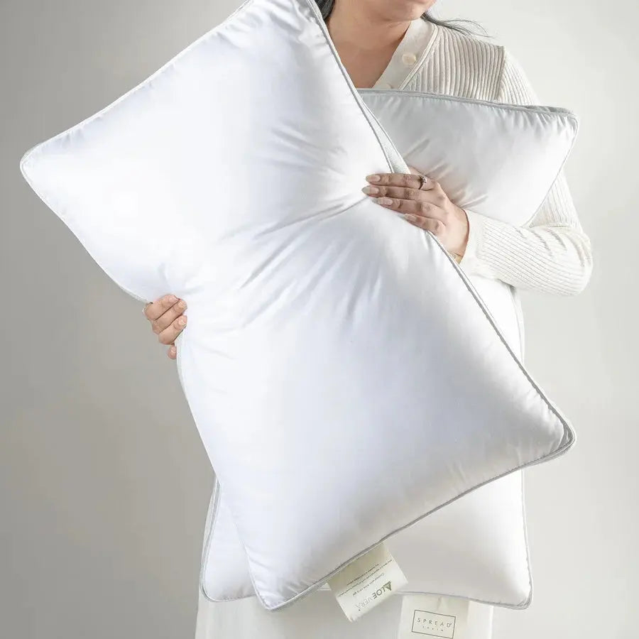 Spread Spain Aloevera Gel Coated Anti Allergic Pillow - grahsajja