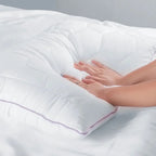 Spread Spain Lavender With Suede Fabric And Micro Fibre Inside Pillow | Pillow for The Best Sleep - grahsajja