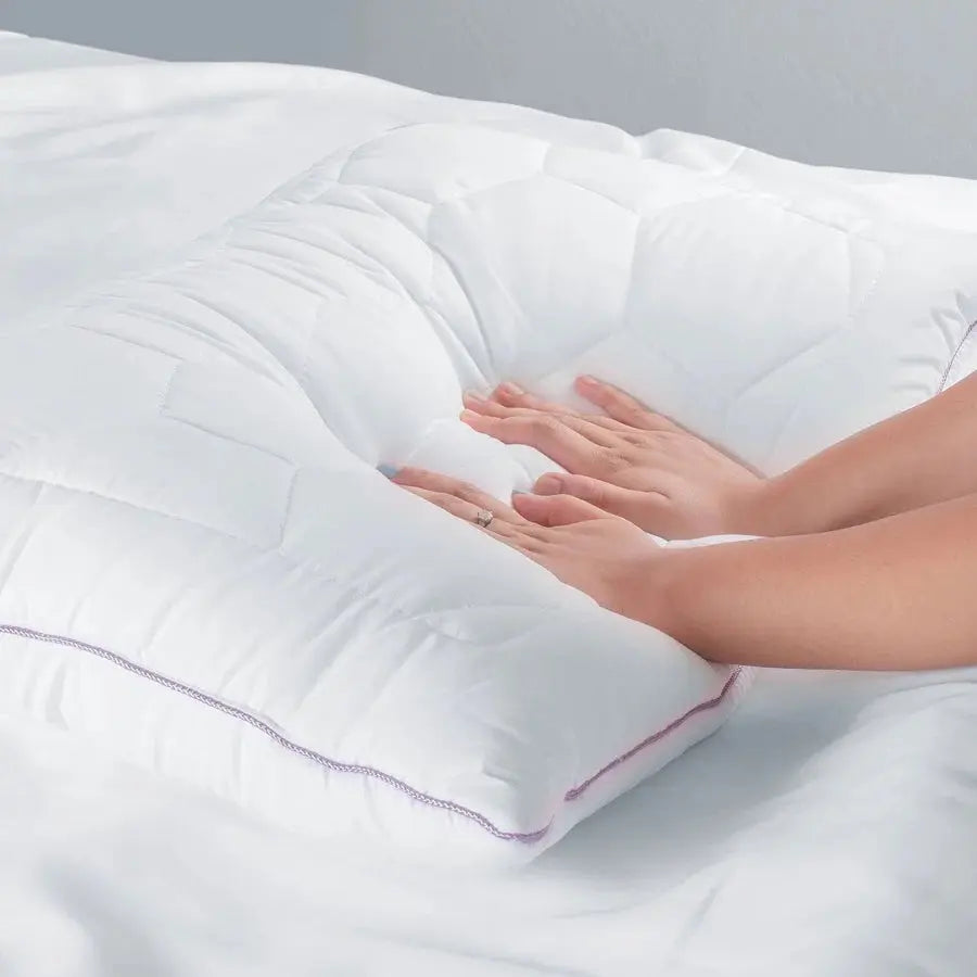 Spread Spain Lavender With Suede Fabric And Micro Fibre Inside Pillow | Pillow for The Best Sleep - grahsajja