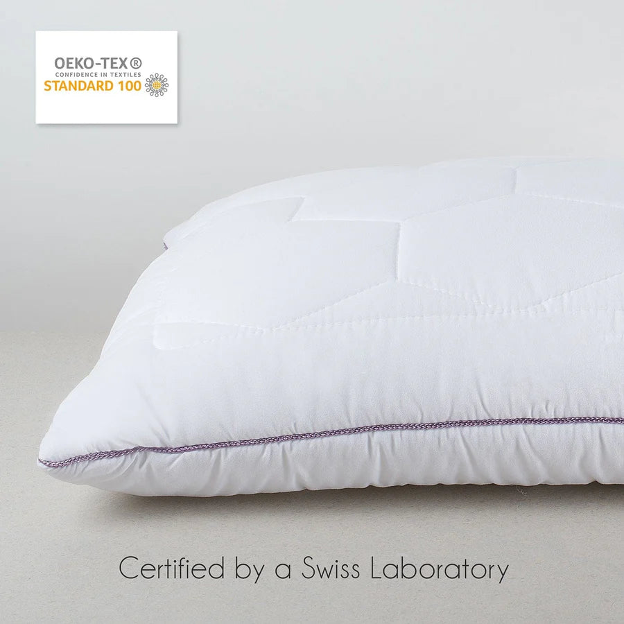 Spread Spain Lavender With Suede Fabric And Micro Fibre Inside Pillow | Pillow for The Best Sleep - grahsajja