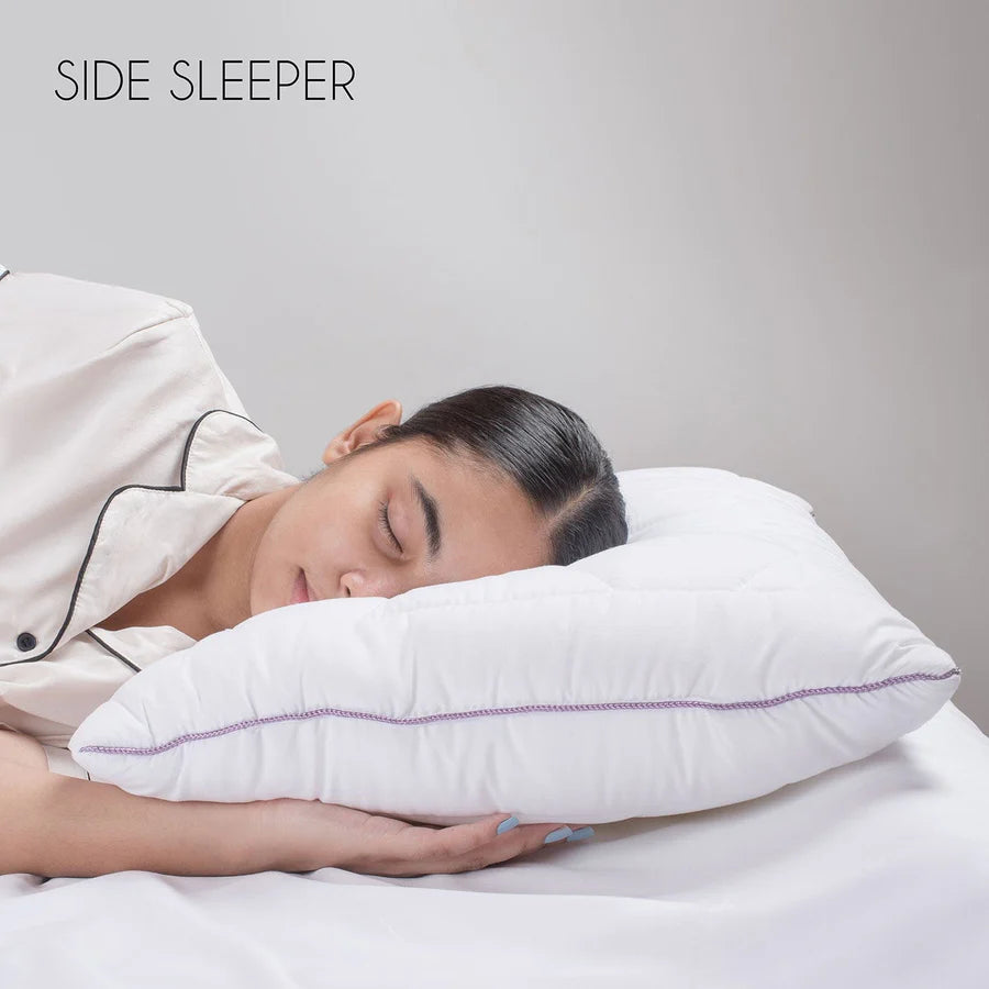 Spread Spain Lavender With Suede Fabric And Micro Fibre Inside Pillow | Pillow for The Best Sleep - grahsajja