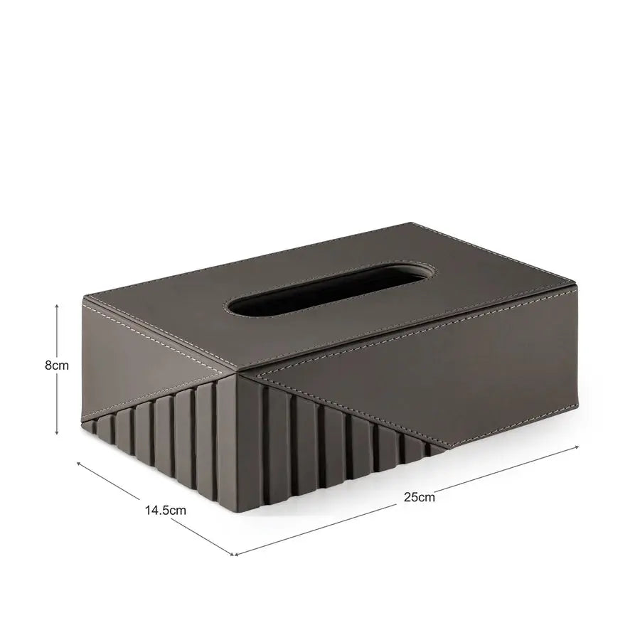 Fluted Tissue Box Rectangle - grahsajja