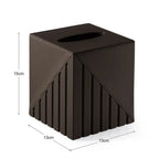 Fluted Tissue Box Square - grahsajja