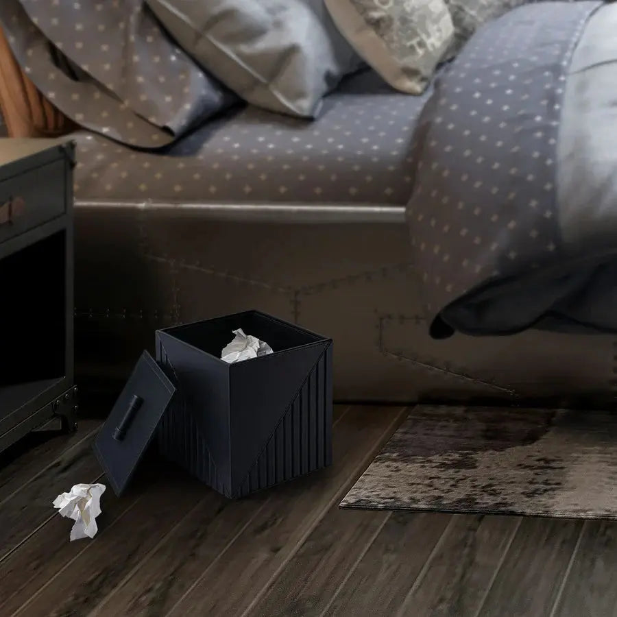 Elegant Fluted Wastebin - grahsajja