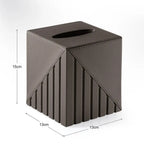 Fluted Tissue Box Square - grahsajja