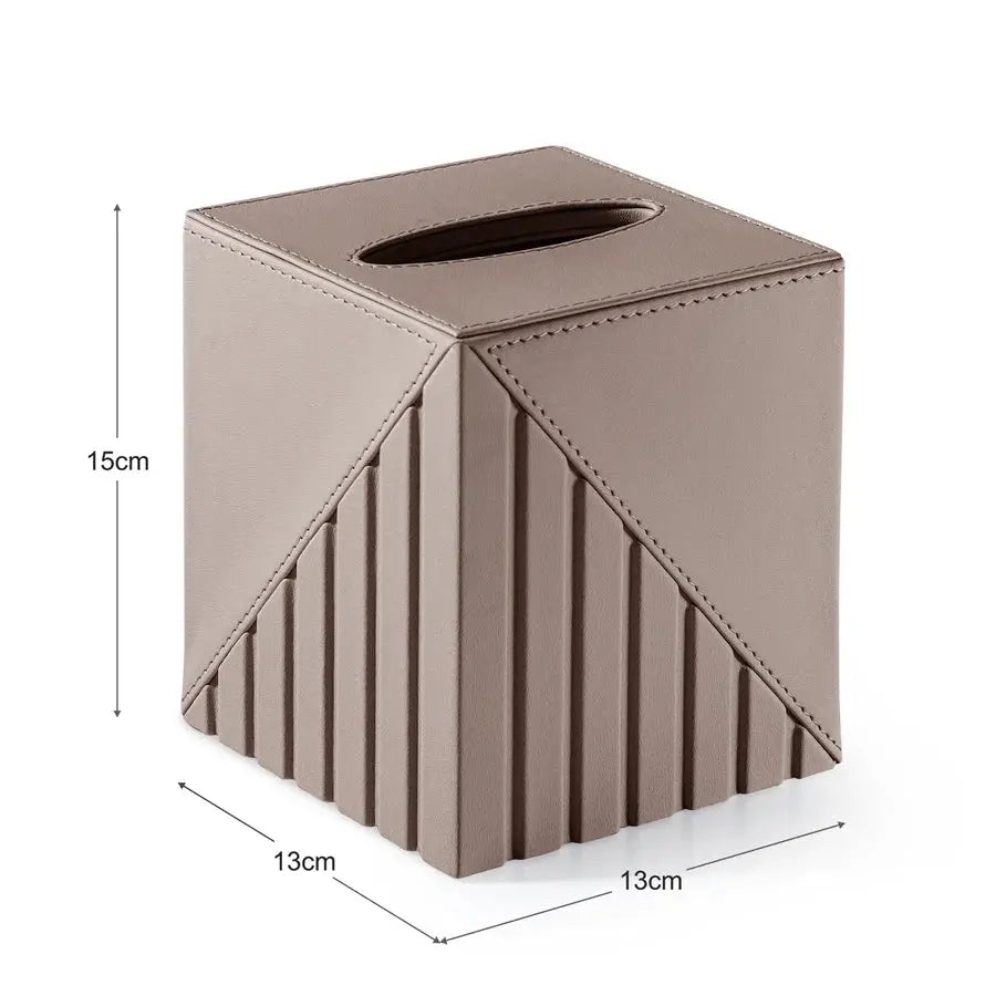 Fluted Tissue Box Square - grahsajja
