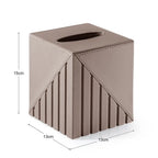Fluted Tissue Box Square - grahsajja