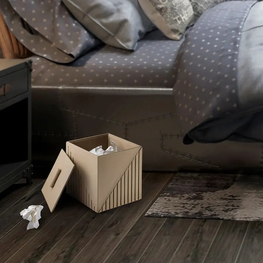 Elegant Fluted Wastebin - grahsajja