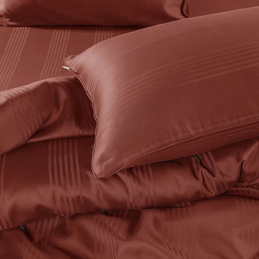 Spread Spain 450 TC Premium Cotton Barcode Bedding Brick - grahsajja