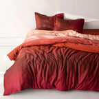 Scarlet Hues 100% COTTON OMBREE BEDDING COLLECTION - STUNNING COLOURS SPREAD HOME PROD PVT LTD.