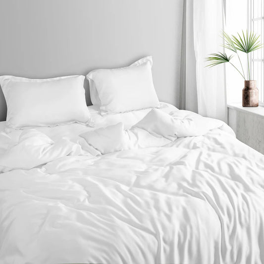 Spread Home BAMBOO PERFORMANCE BEDSHEET White - grahsajja