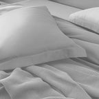Spread Spain 900 TC Supima Cotton, Seasonless Luxury Bedding Light Grey - grahsajja