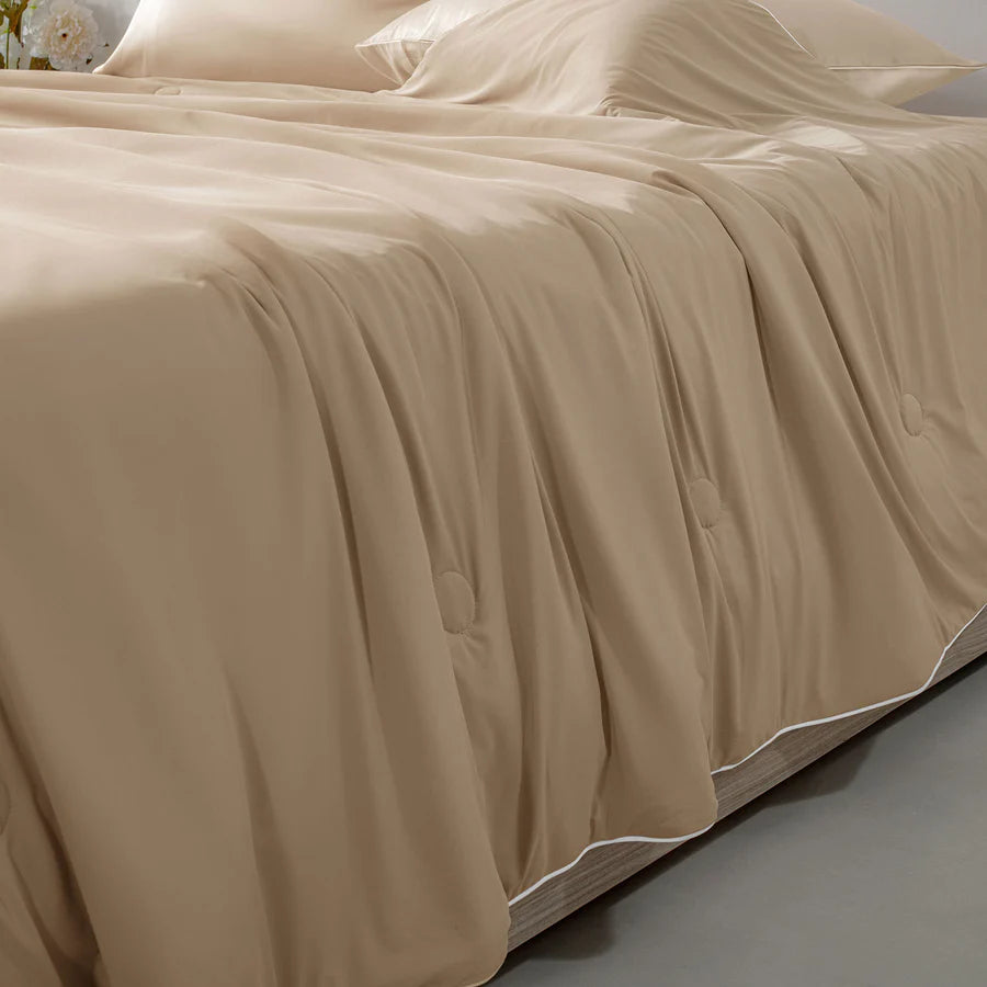 Sleepology Temprature control Quilt | Coffee