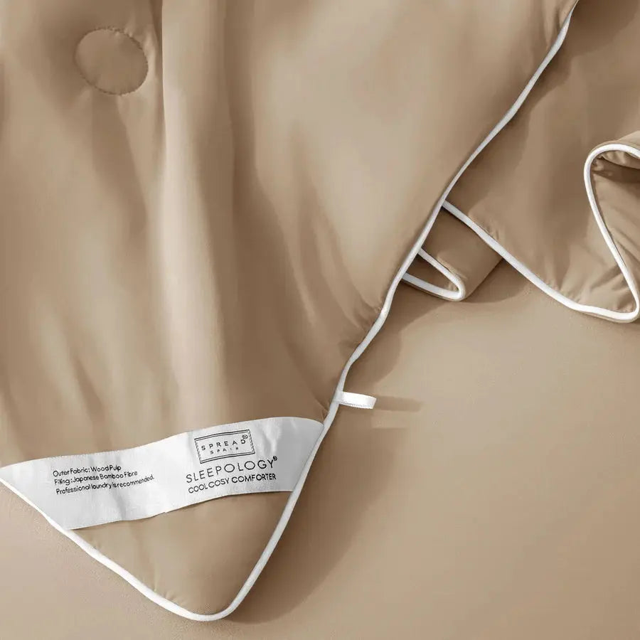 Sleepology Temprature control Quilt | Coffee SPREAD HOME PROD PVT LTD.