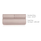 Spread Home BAMBOO PERFORMANCE BEDSHEET Misty Rose - grahsajja