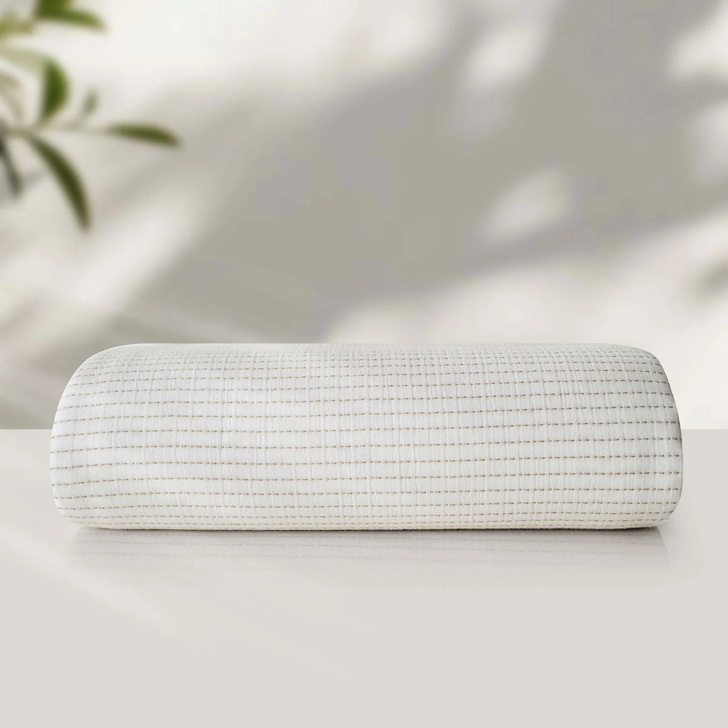 Linen Cotton Quilted Bed Spread Set – Lightweight All-Season Comfort - 3pcs Set | Color : off white