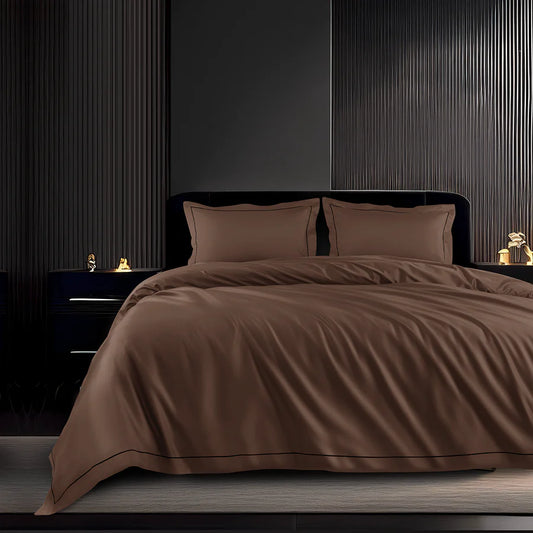 Spread Home 1200 TC Egyptian Cotton Bedding Collection Choco