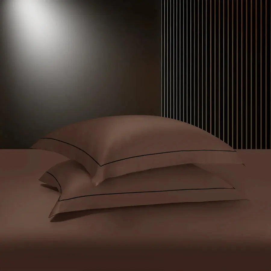 Spread Home 1200 TC Egyptian Cotton Bedding Collection Choco SPREAD HOME PROD PVT LTD.