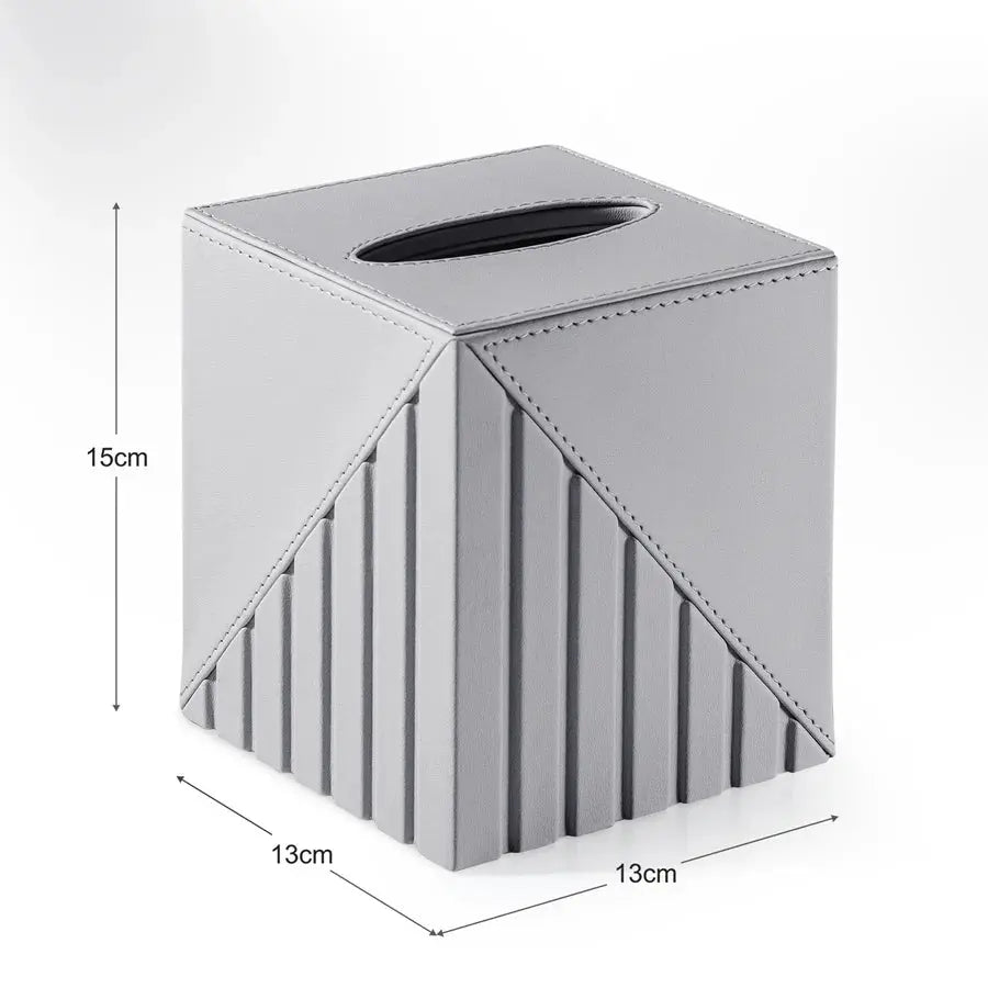 Fluted Tissue Box Square - grahsajja