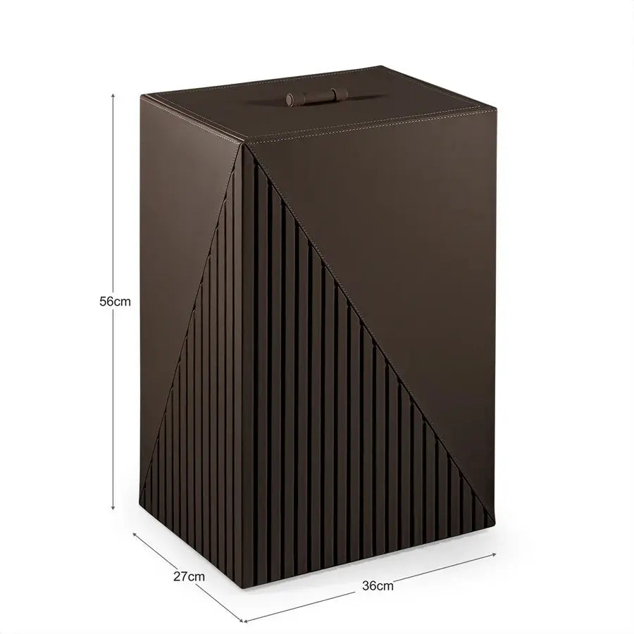 Elegant Fluted Laundry Hamper - grahsajja